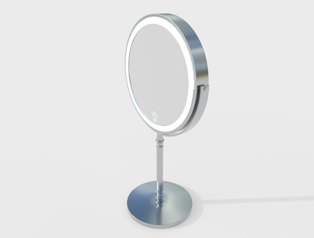 Make Up Mirror 01 Low-poly 3D model_12