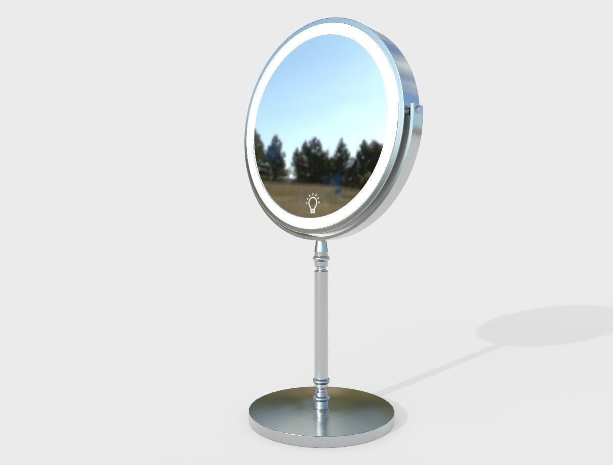 Make Up Mirror 01 Low-poly 3D model_3