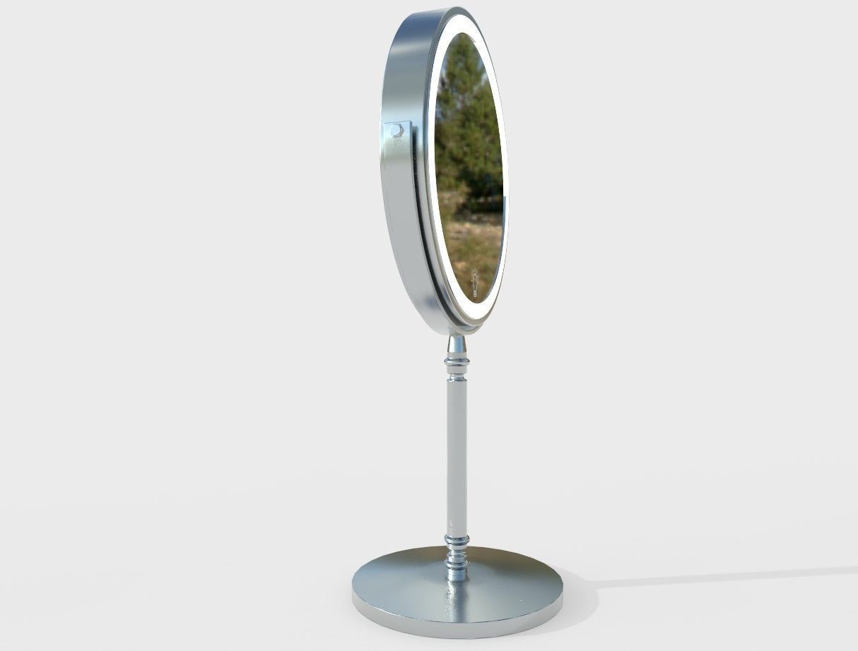 Make Up Mirror 01 Low-poly 3D model_7