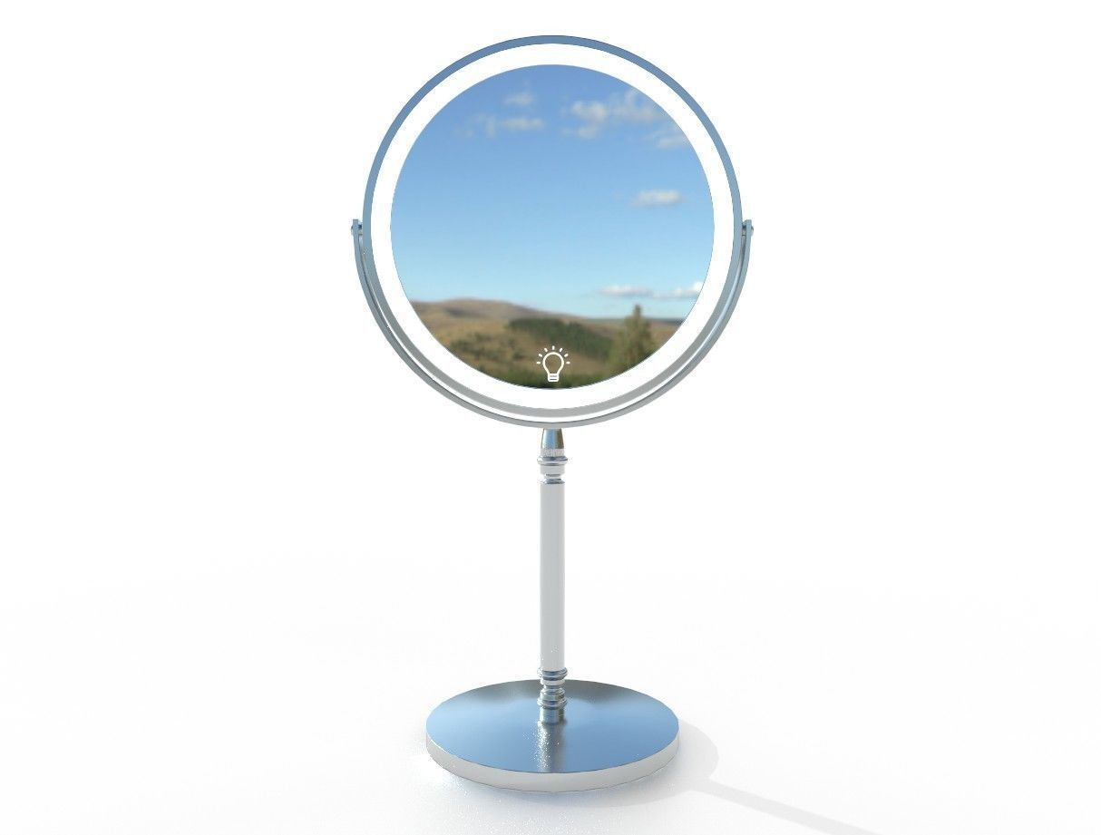 Make Up Mirror 01 Low-poly 3D model_2