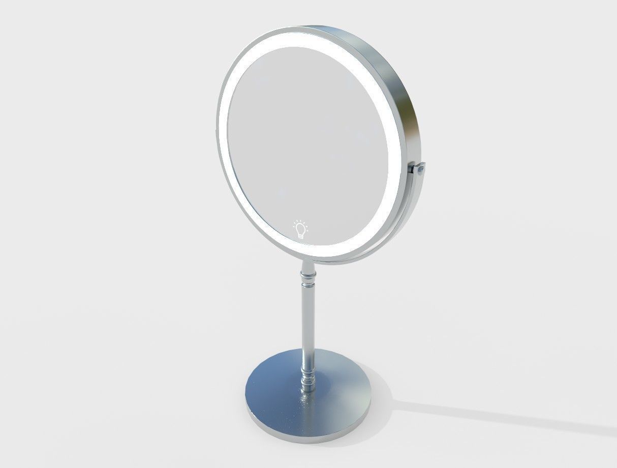 Make Up Mirror 01 Low-poly 3D model_11