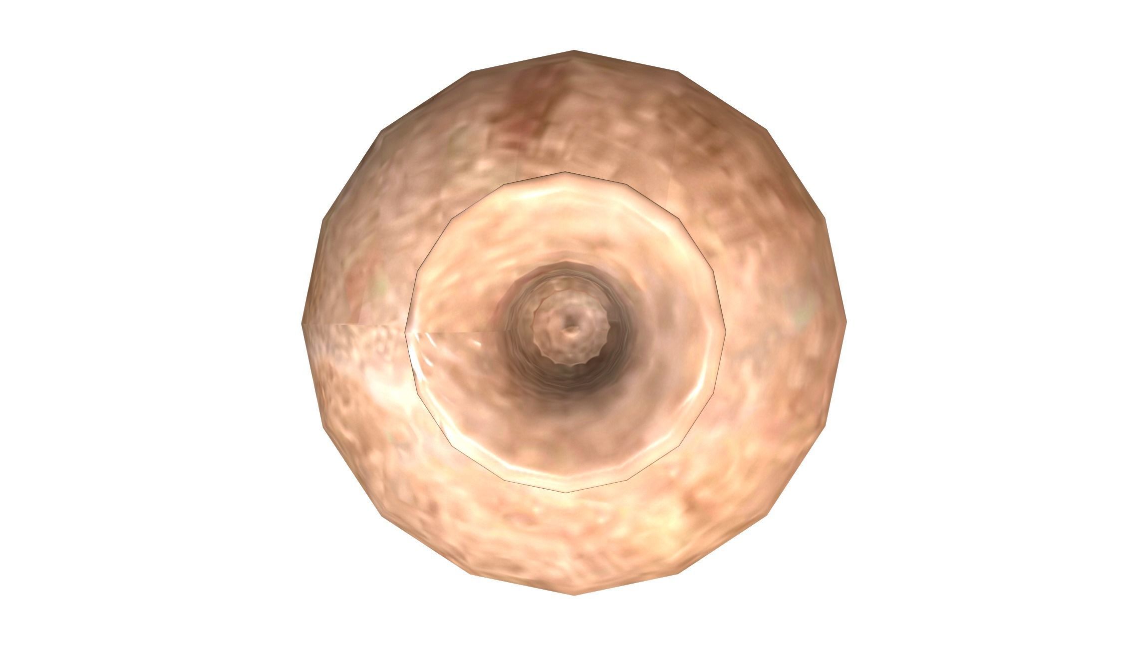 Clay Vase 2 Low-poly 3D model_3