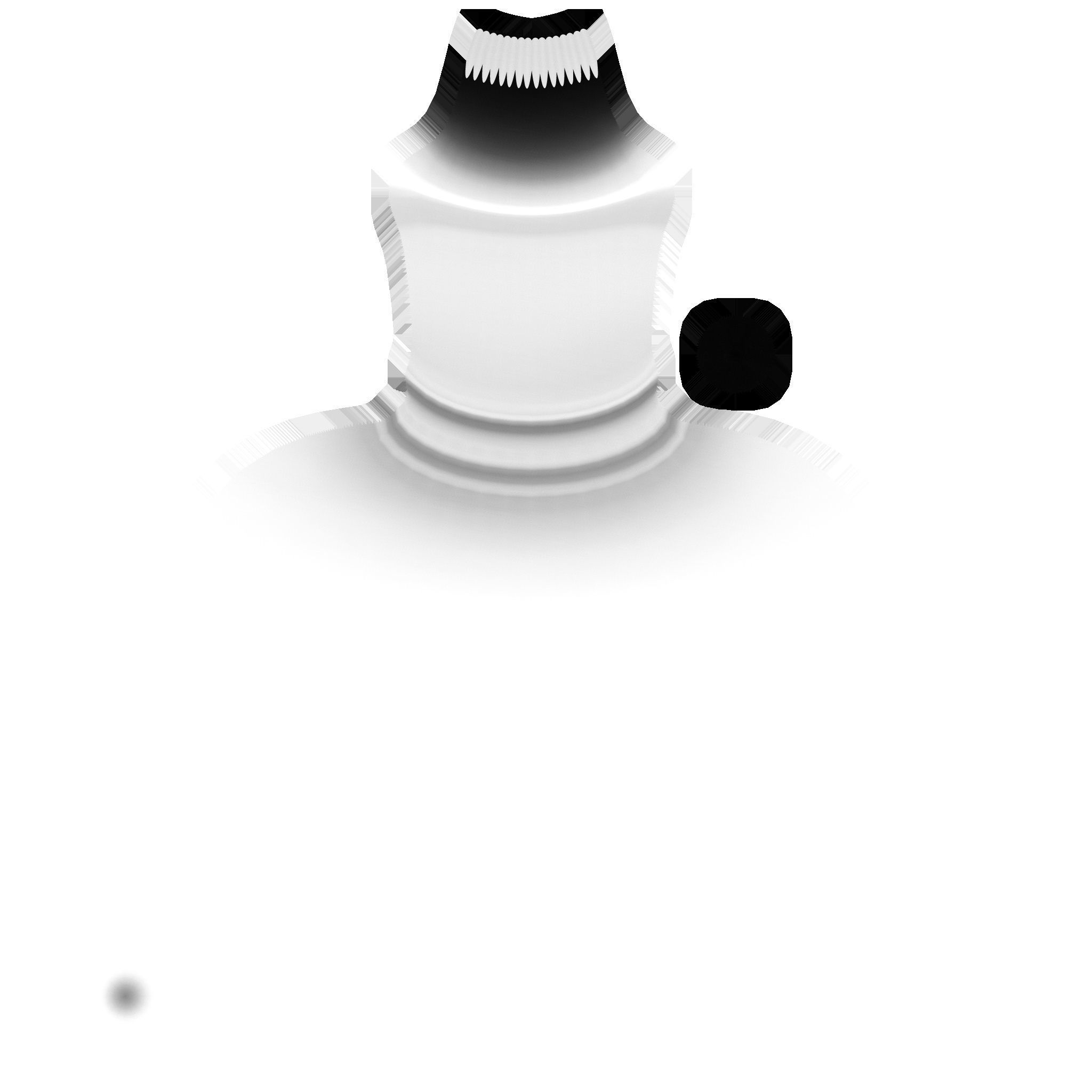 Clay Vase 2 Low-poly 3D model_11