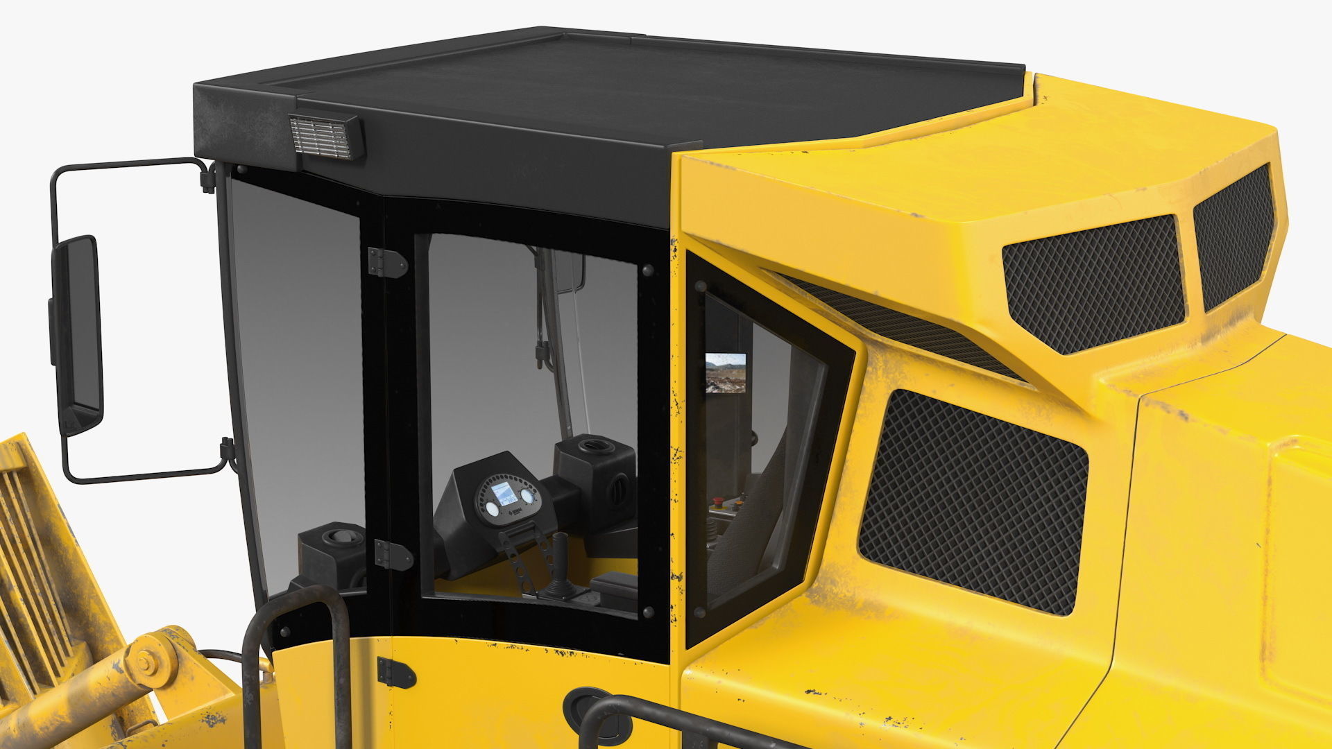 Bomag BC 473 RB5 Refuse Compactor Dusty Rigged 3D model_25