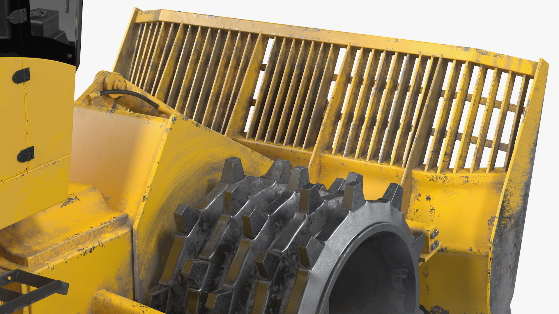 Bomag BC 473 RB5 Refuse Compactor Dusty Rigged 3D model_22