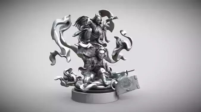 Demon Slayer tanjiro and nezuko 3d printing