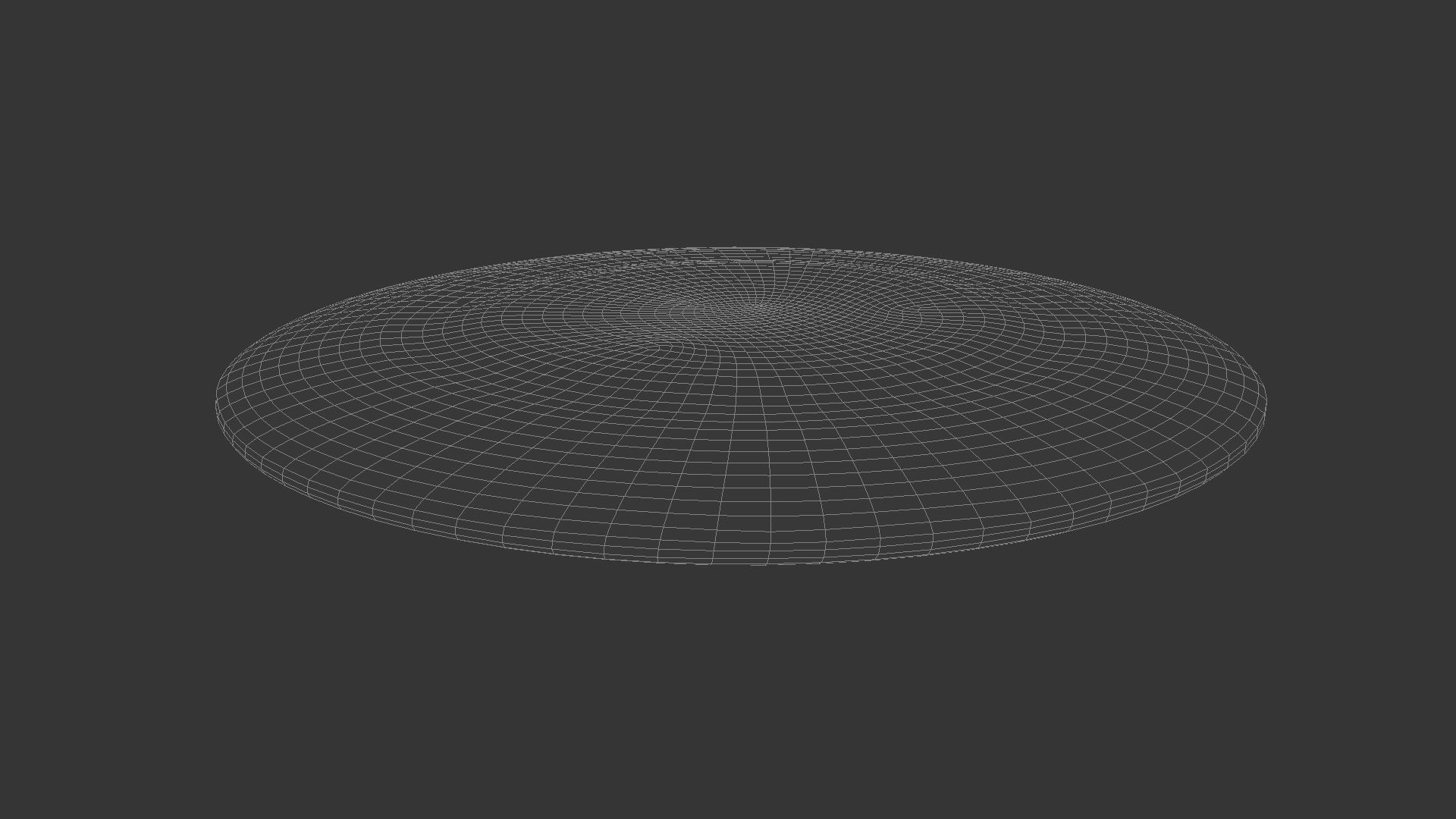 3D UFO flying saucer Low-poly 3D model_5