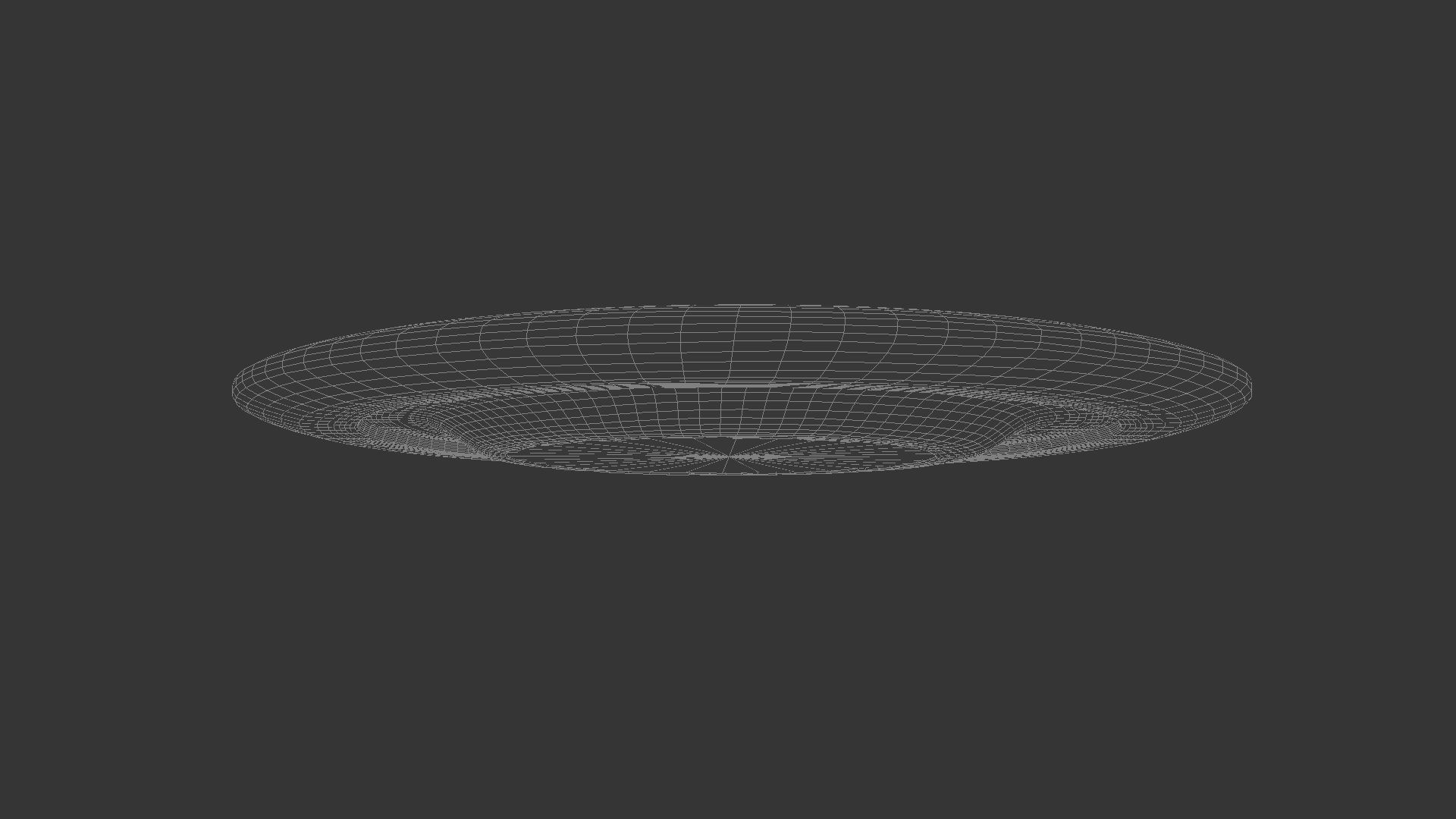 3D UFO flying saucer Low-poly 3D model_6
