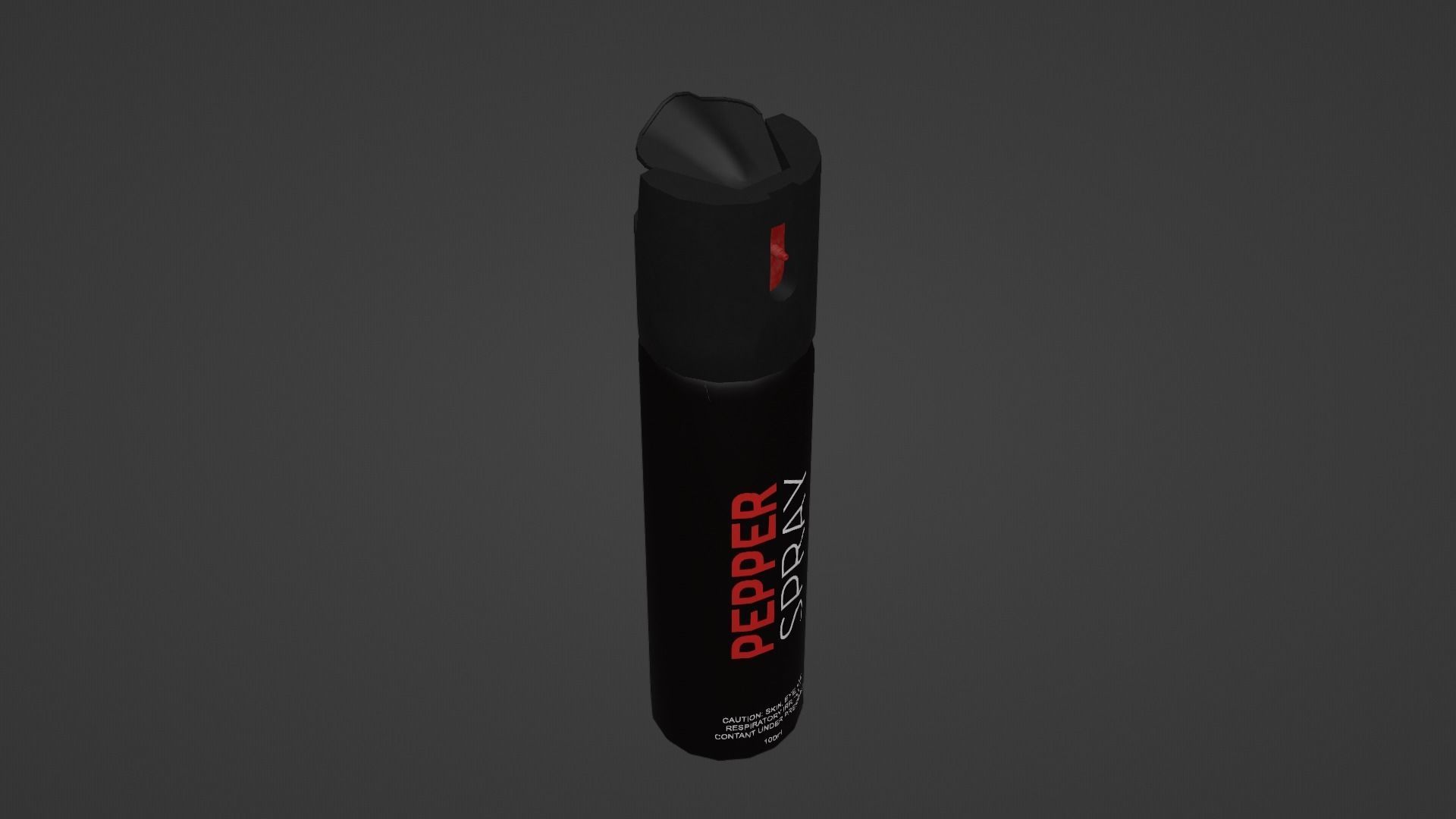 Pepper Spray Bottle Low-poly 3D model_4