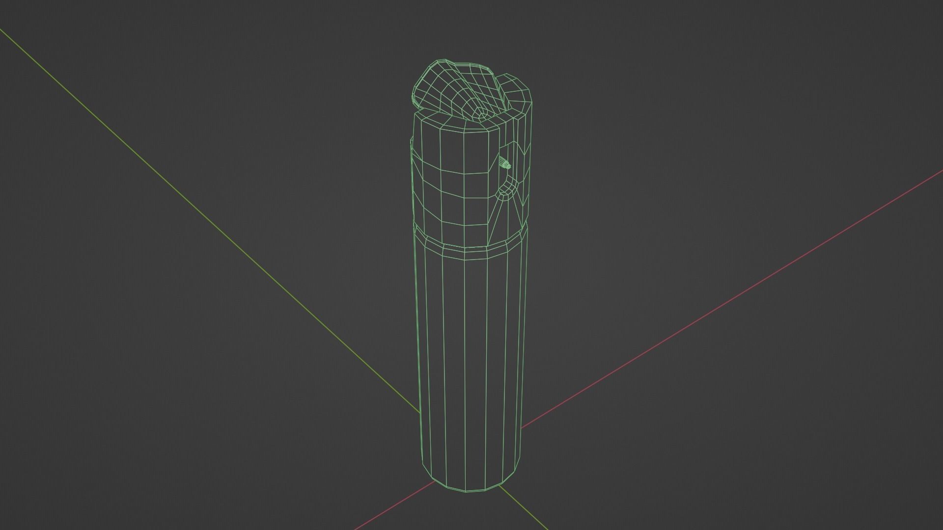 Pepper Spray Bottle Low-poly 3D model_5