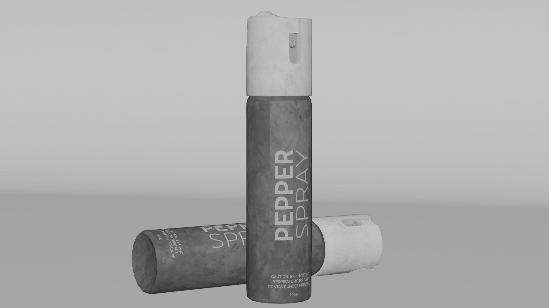 Pepper Spray Bottle Low-poly 3D model_7