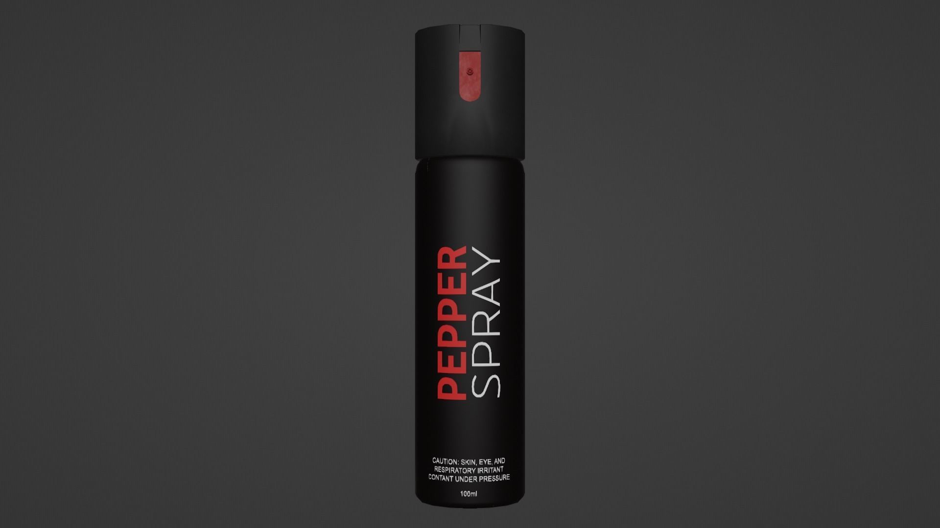 Pepper Spray Bottle Low-poly 3D model_2