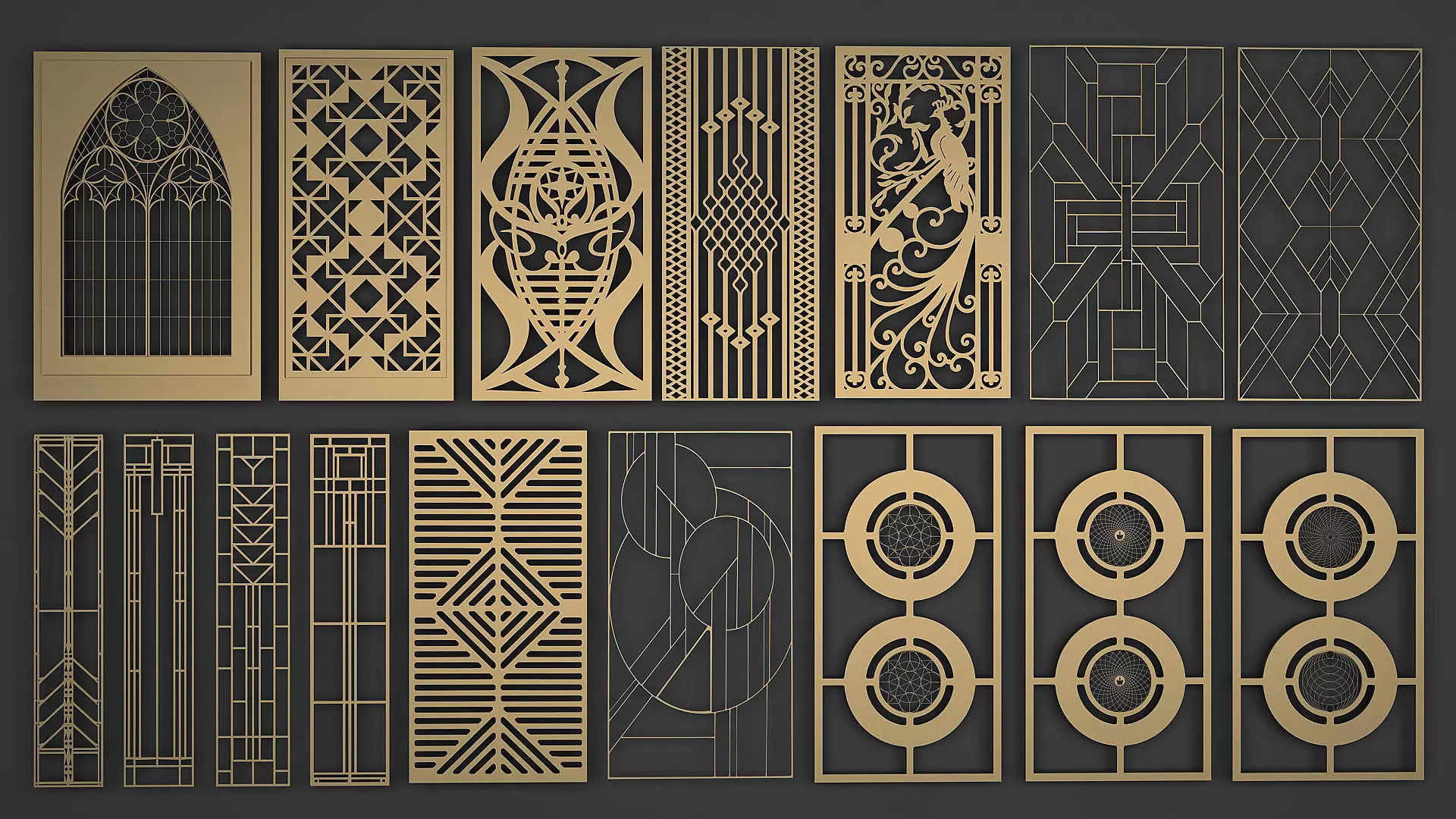 Decorative Panel 5 3D model_0