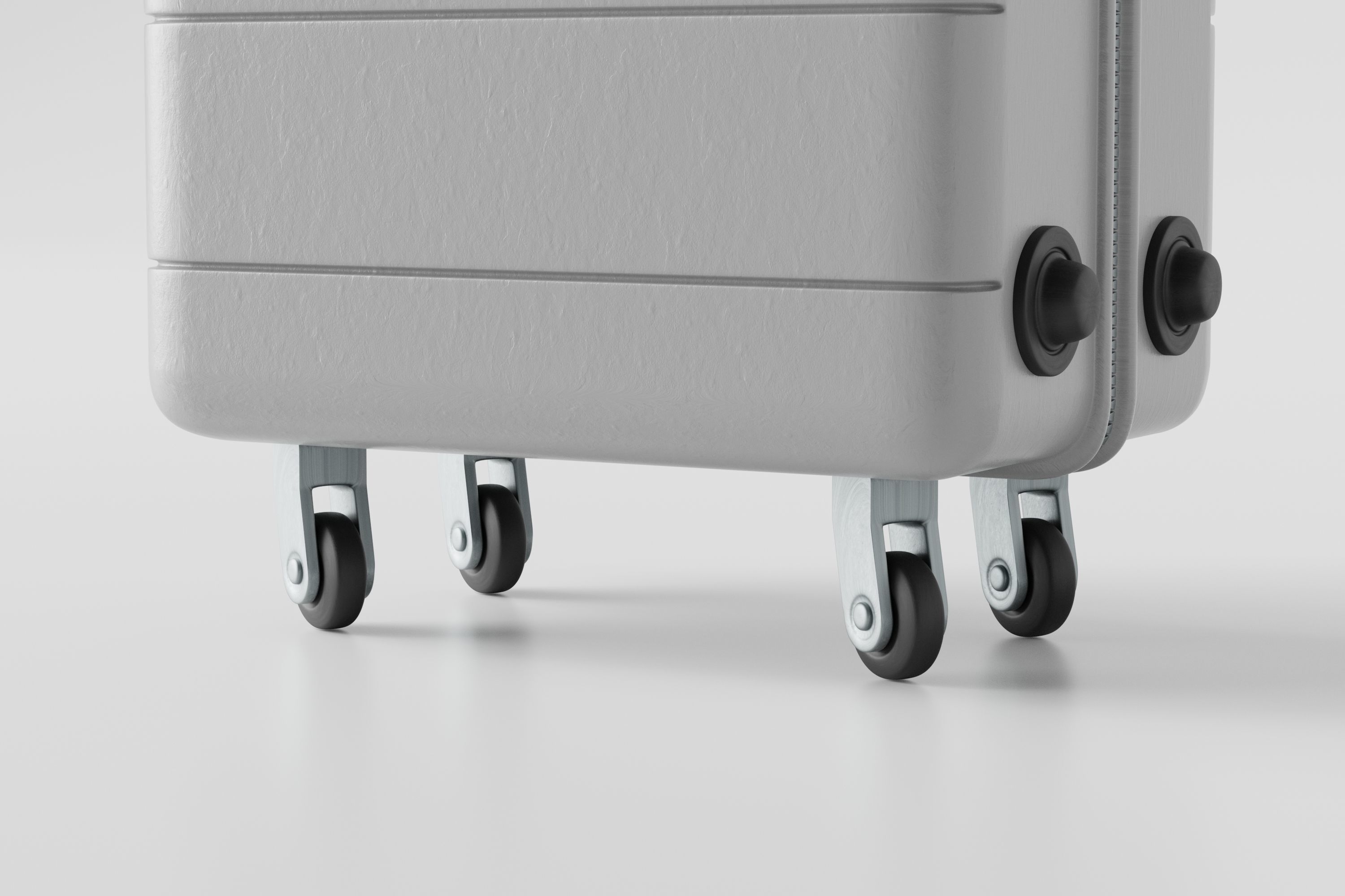 Travel Luggage Suitcase Low-poly 3D model_5