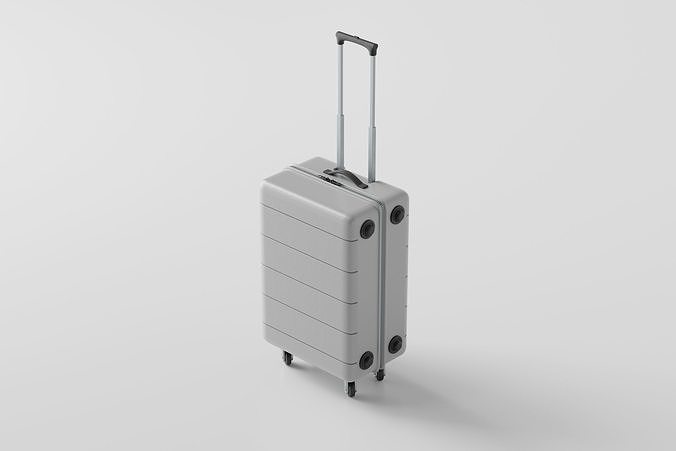 Travel Luggage Suitcase Low-poly 3D model