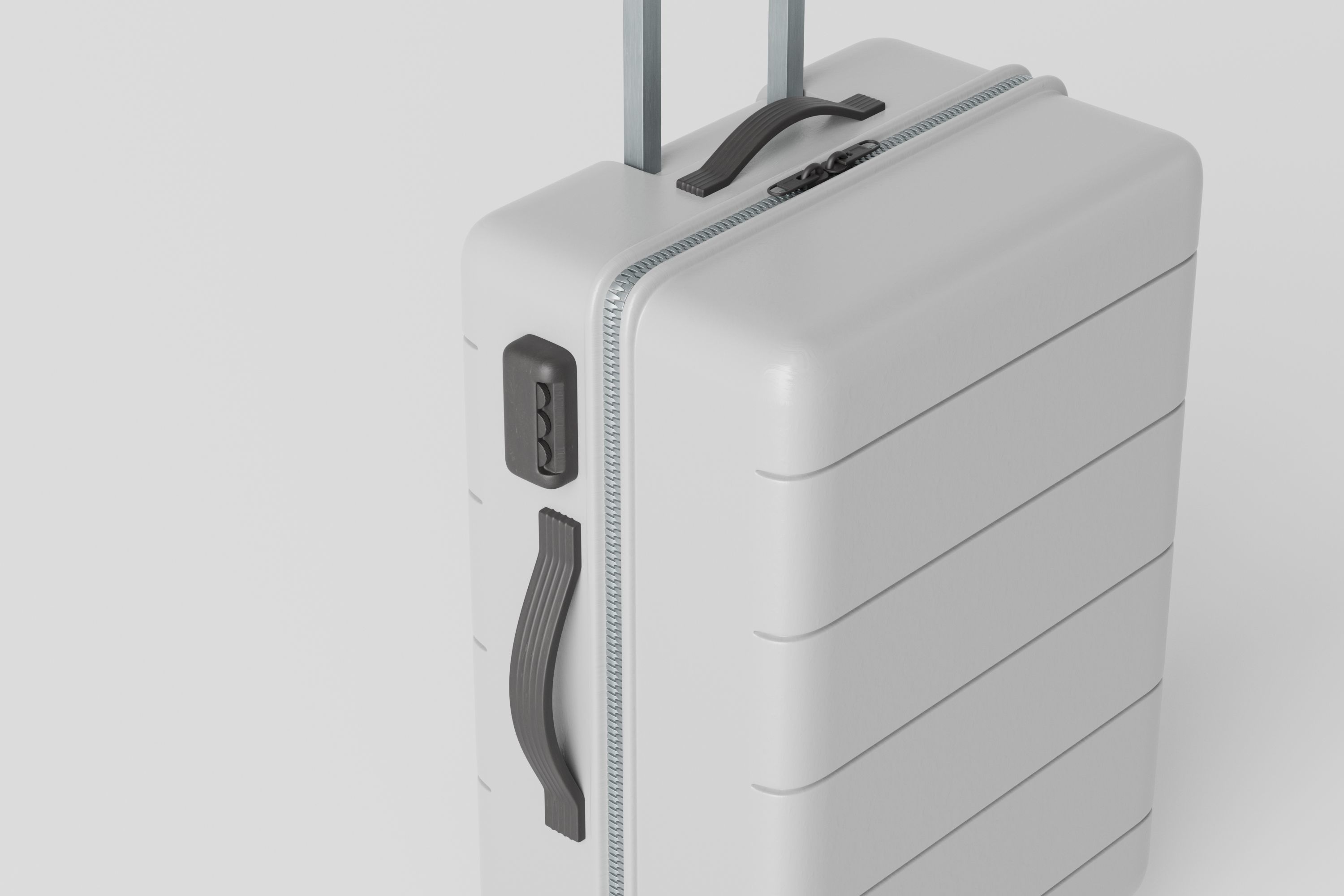 Travel Luggage Suitcase Low-poly 3D model_3