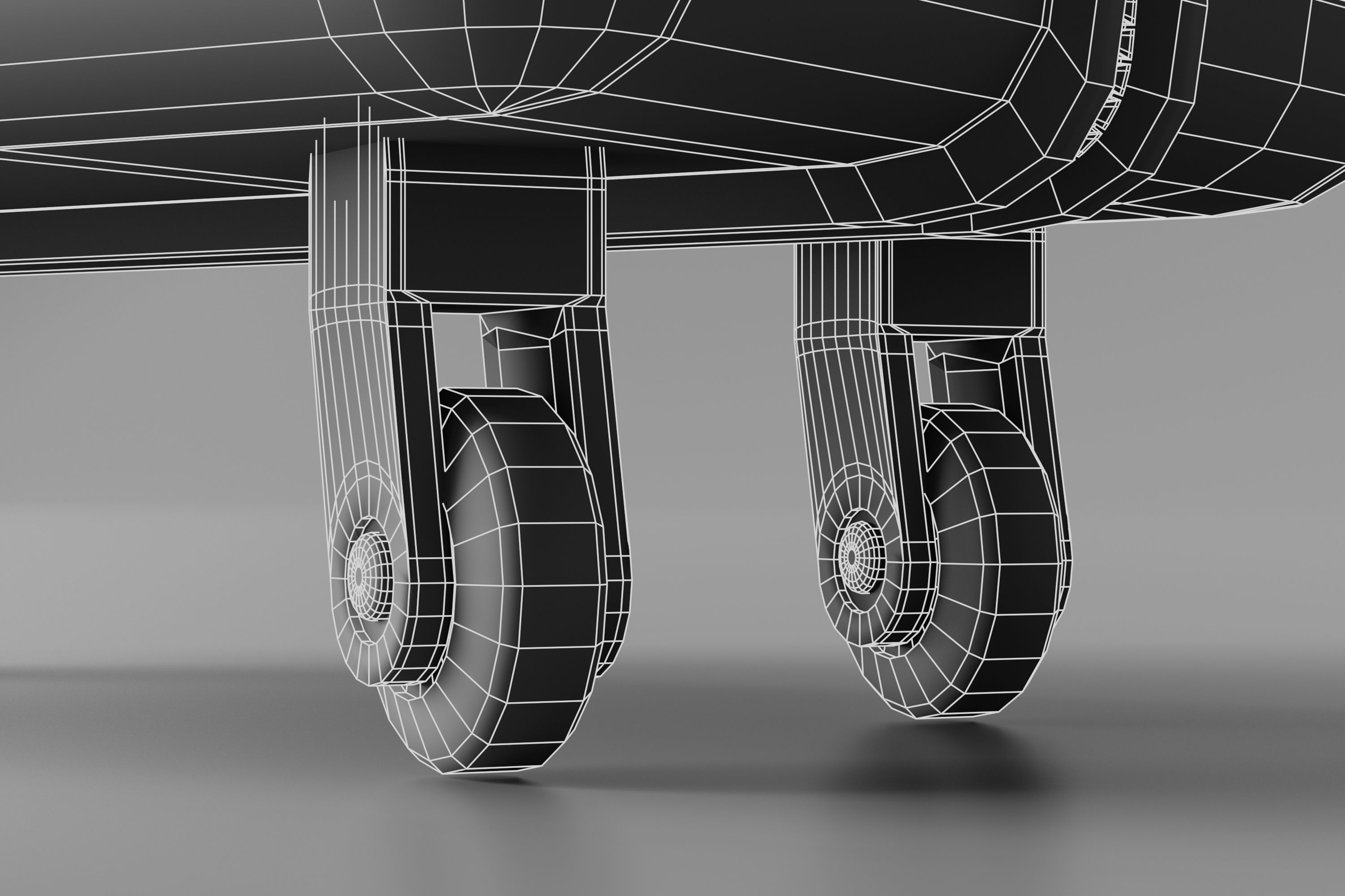 Travel Luggage Suitcase Low-poly 3D model_13