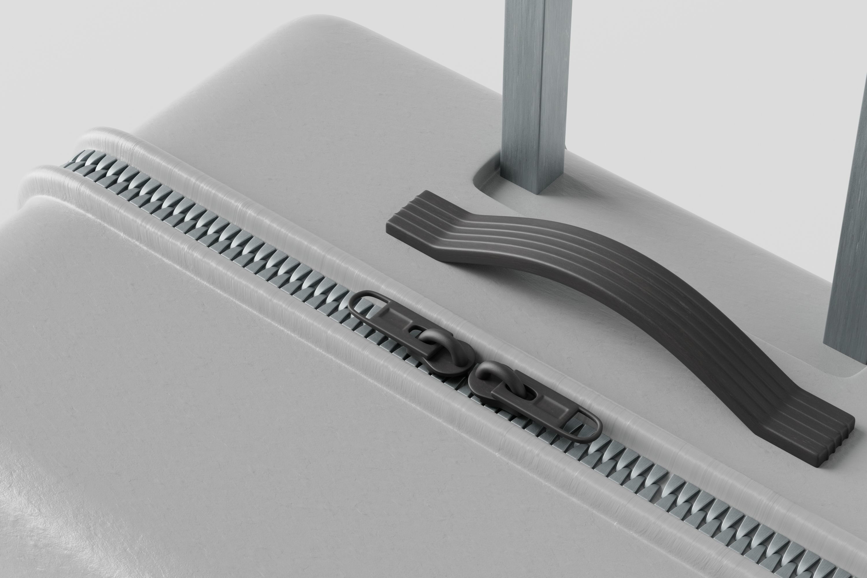 Travel Luggage Suitcase Low-poly 3D model_1