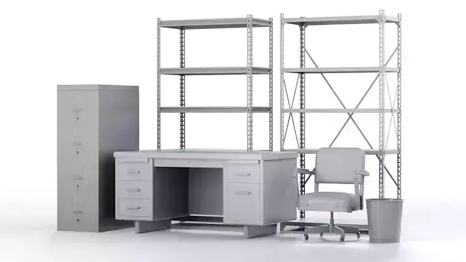 Office Furniture Pack 3D model Office Furniture Pack 3D model