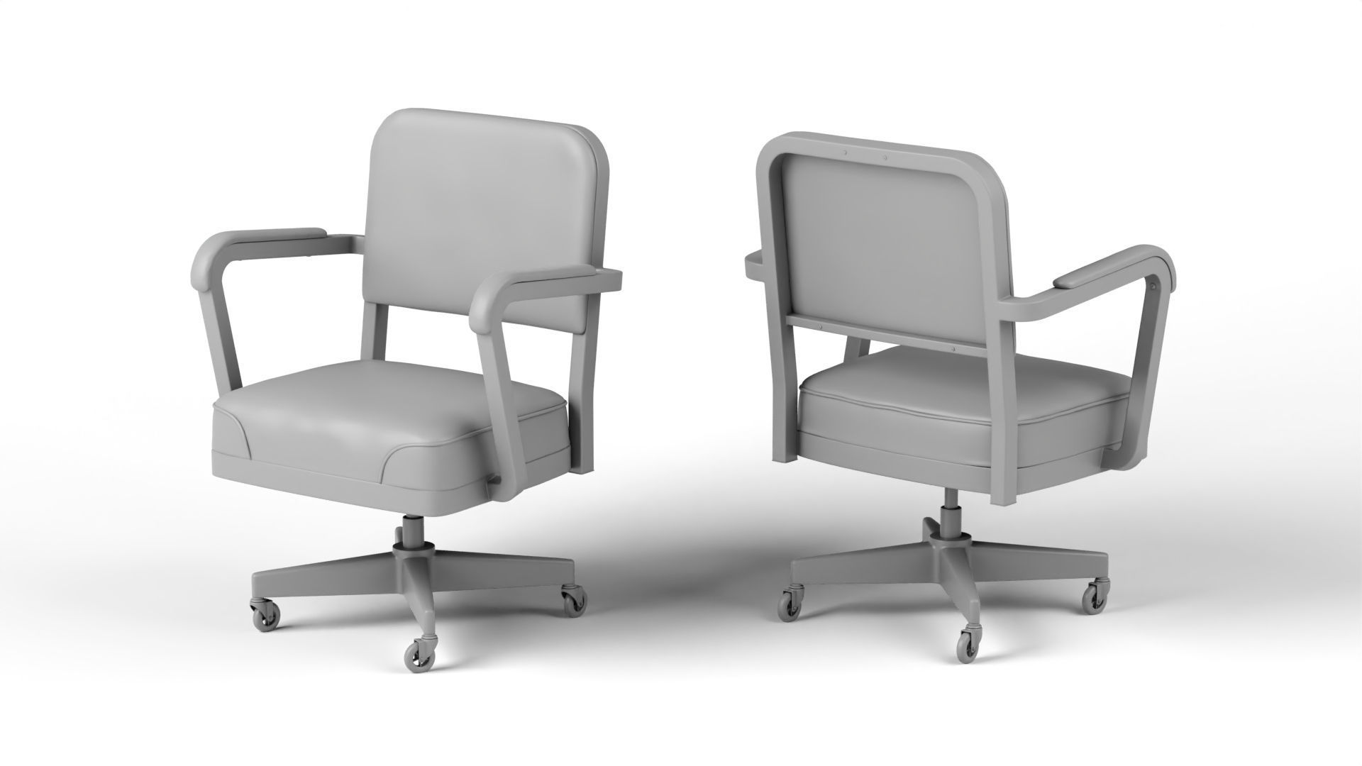 Office Furniture Pack 3D model_3