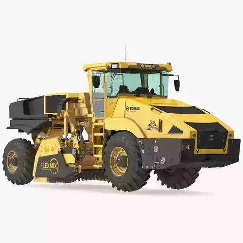 Bomag RS500 Recycler Soil Stabilizer 3D model