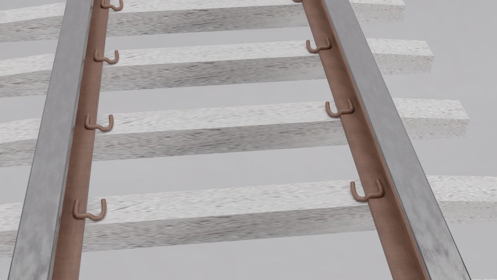 Simple Rail train 3D model | CGTrader