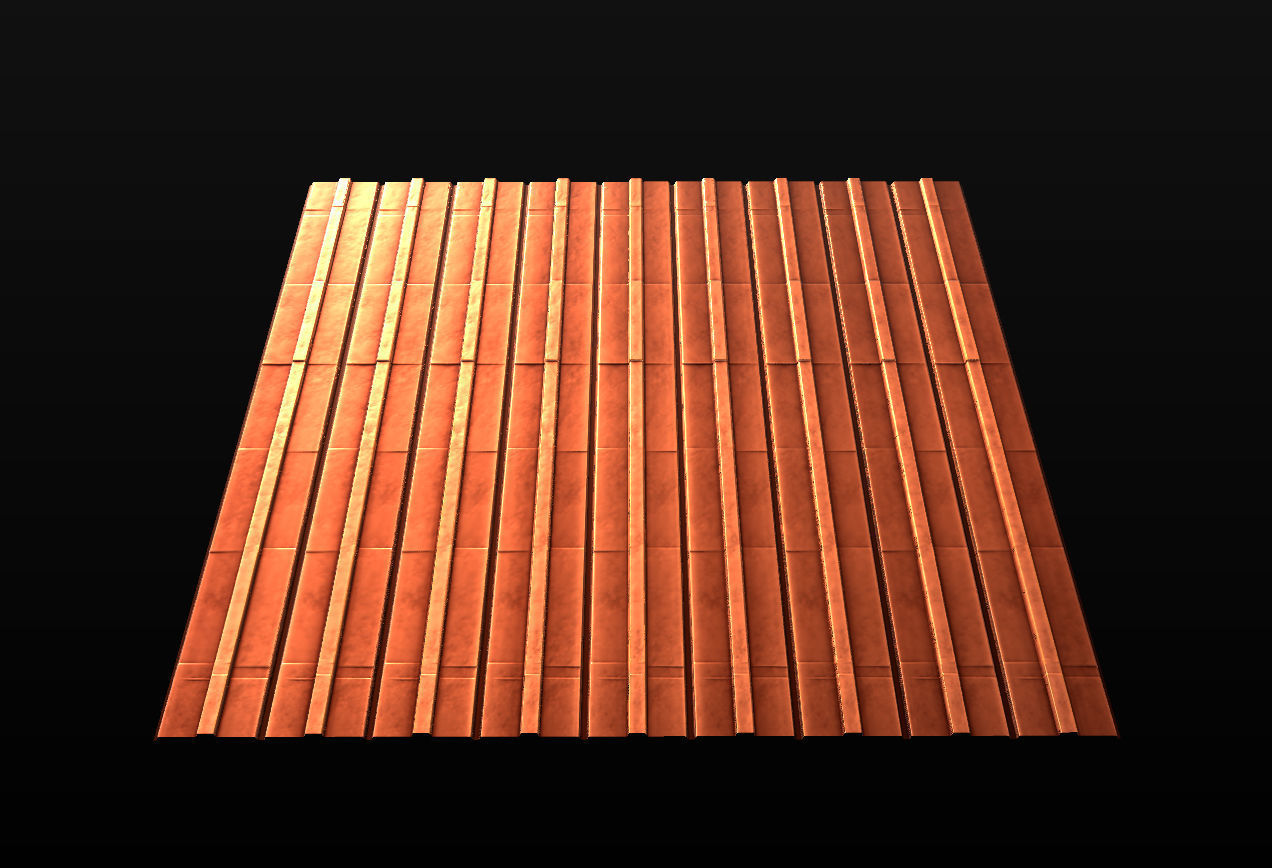 10 Seamless Metal Panels and Grids PBR Materials - Set 1 Texture_5