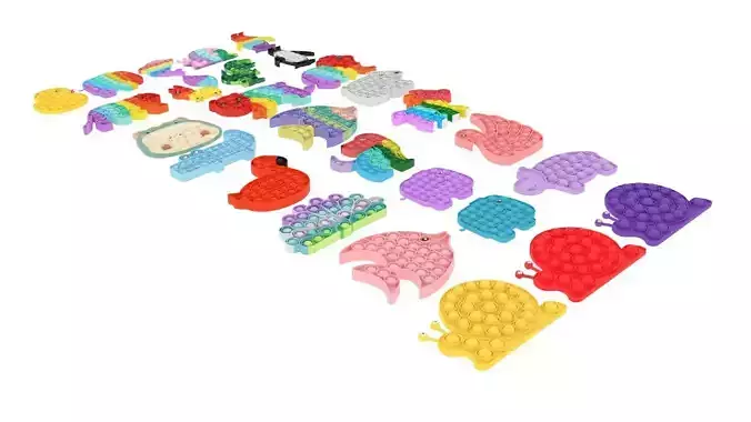 Animal Pop It Fidget Toys Set