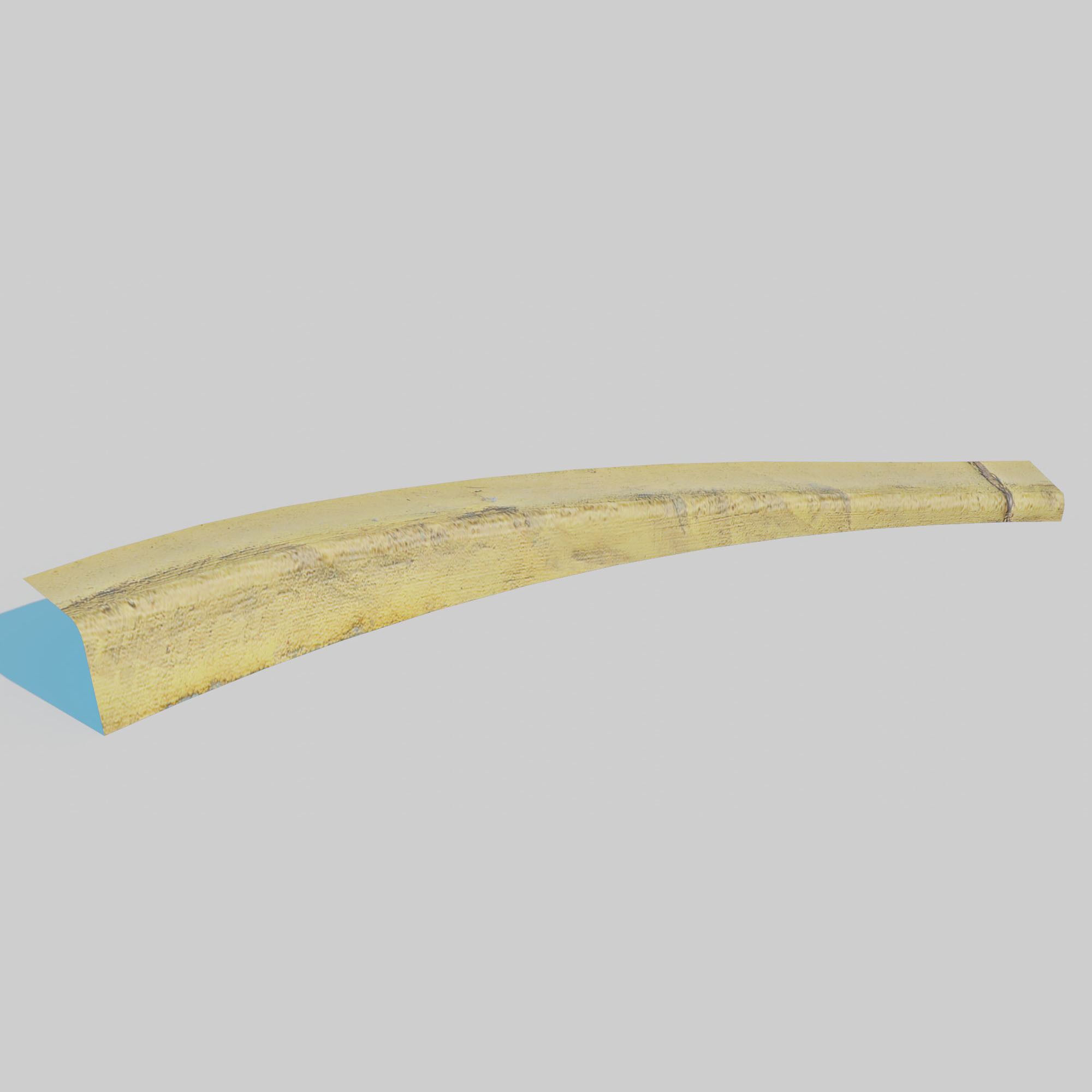 Yellow Curb Pack Low-poly 3D model_24