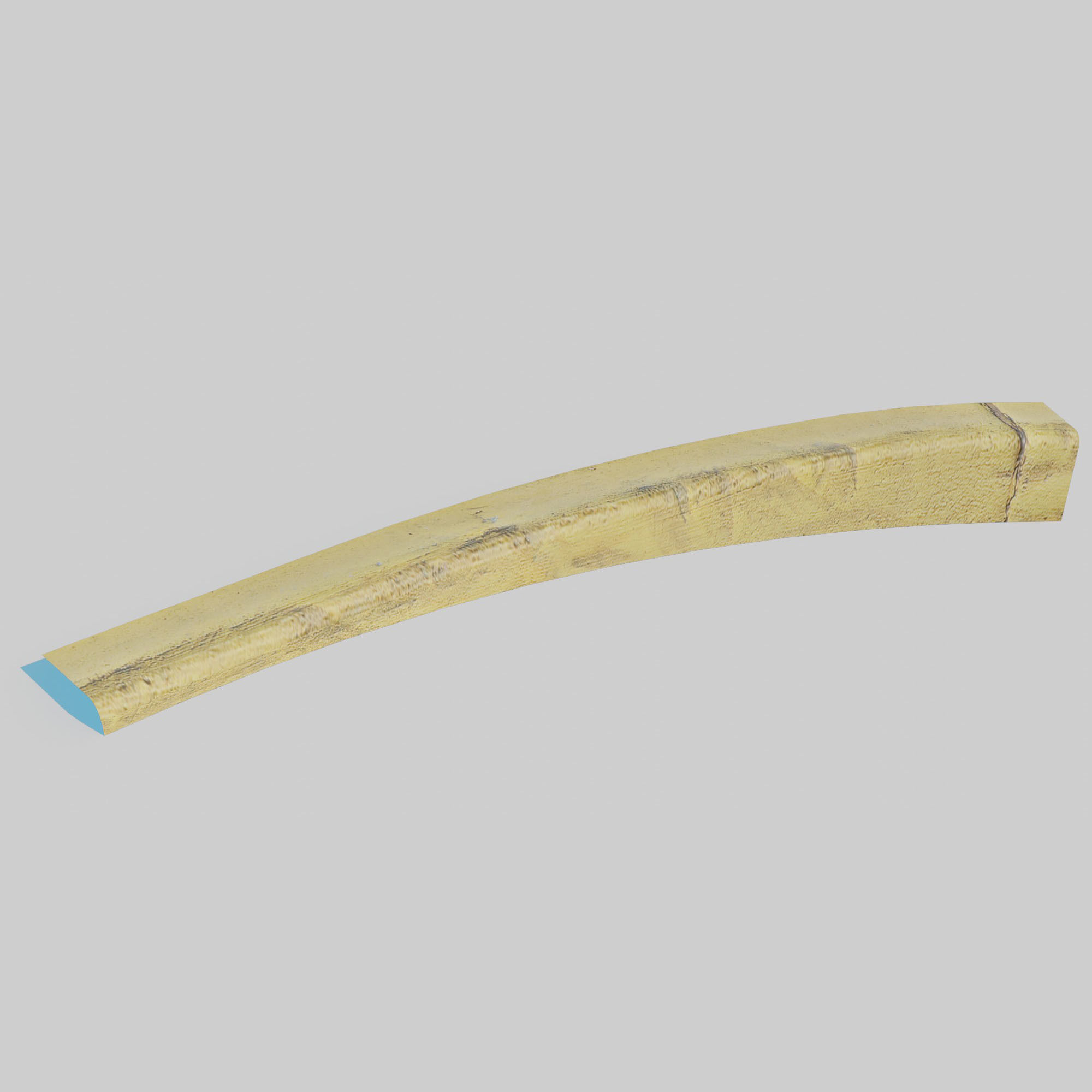 Yellow Curb Pack Low-poly 3D model_28