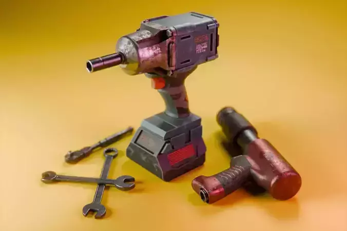 Garage Tools Free 3D model