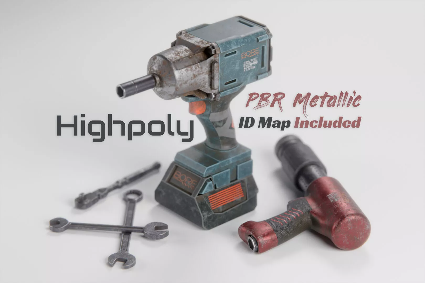 Garage Tools Free 3D model