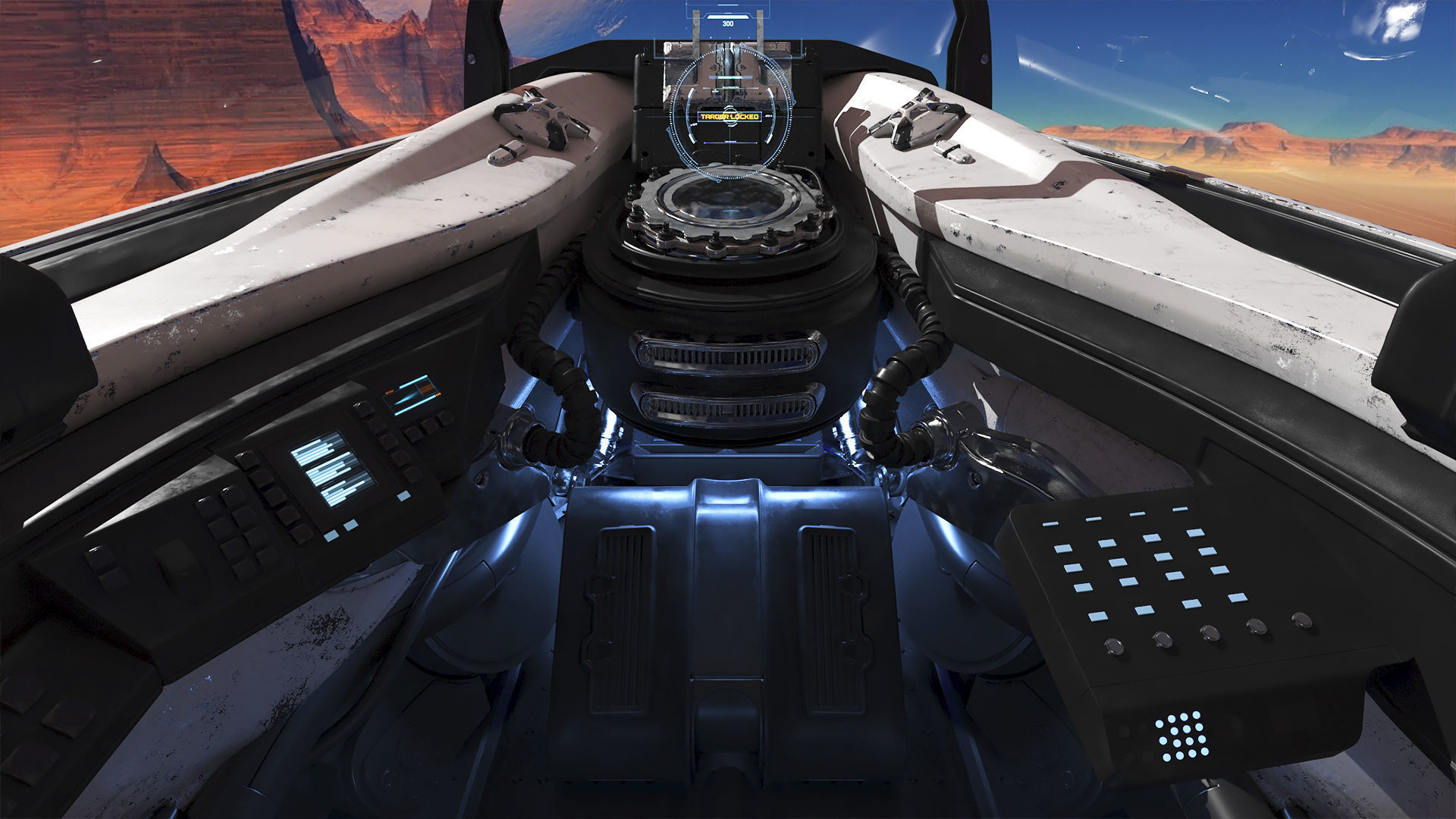 Spaceship Cockpit v4 3D model_8