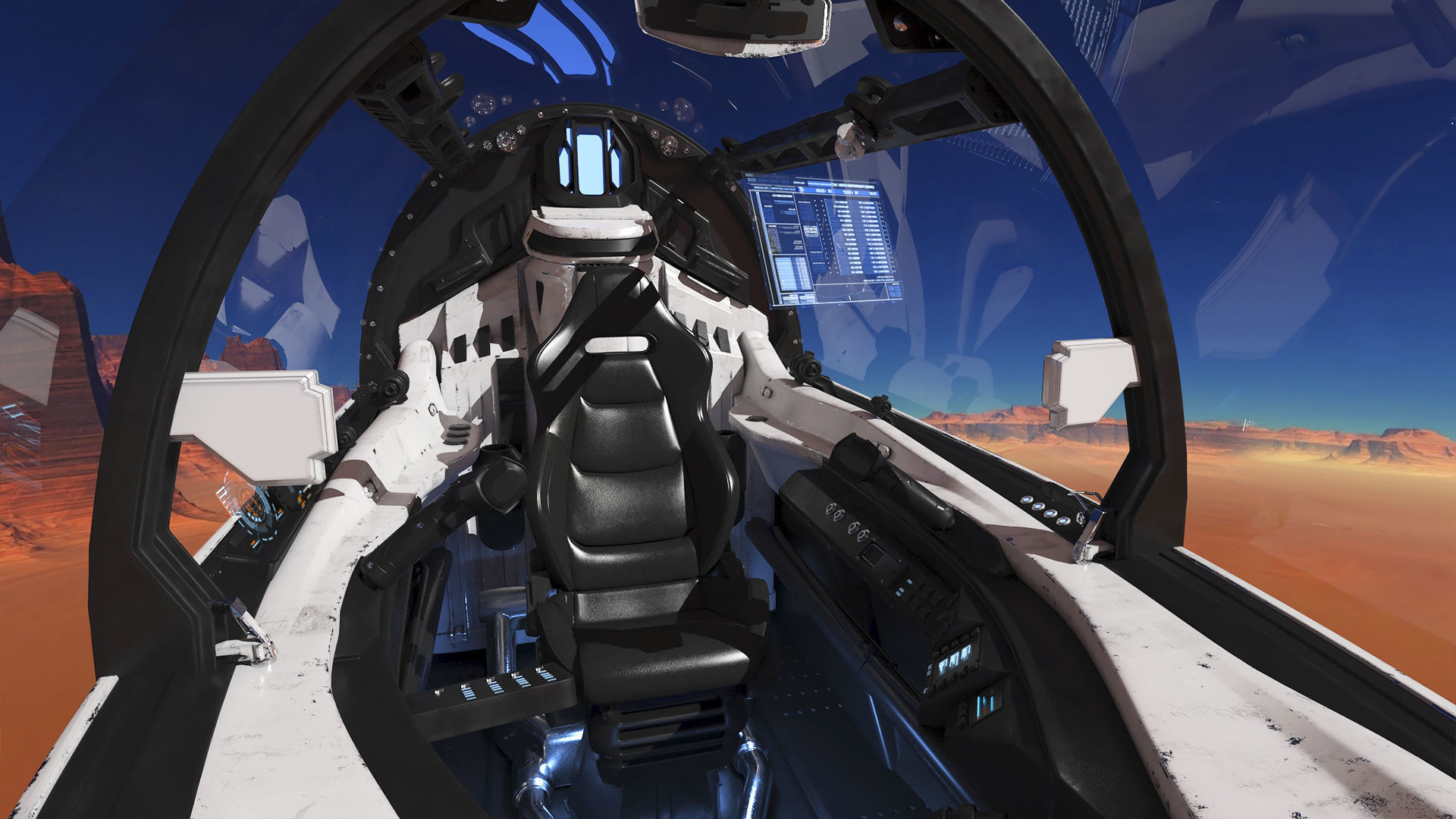 Spaceship Cockpit v4 3D model_5