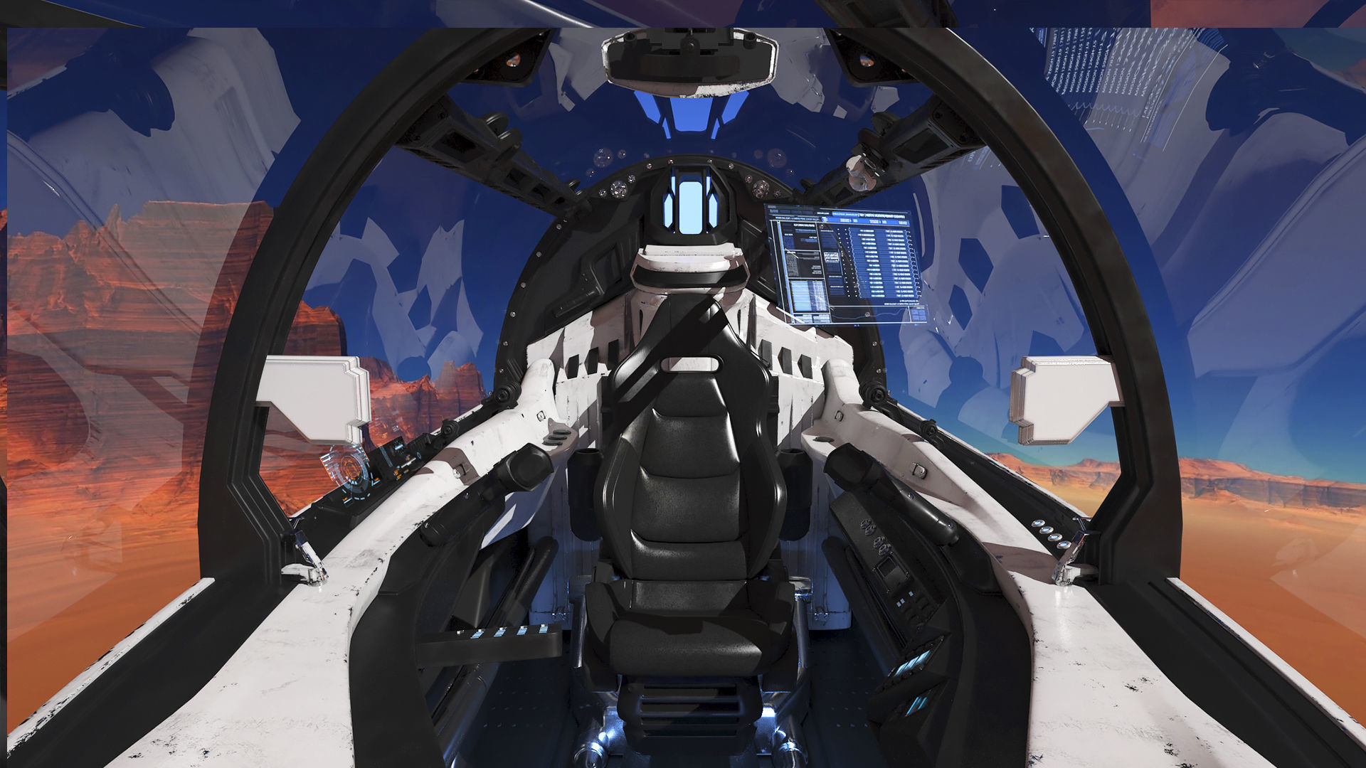 Spaceship Cockpit v4 3D model_4