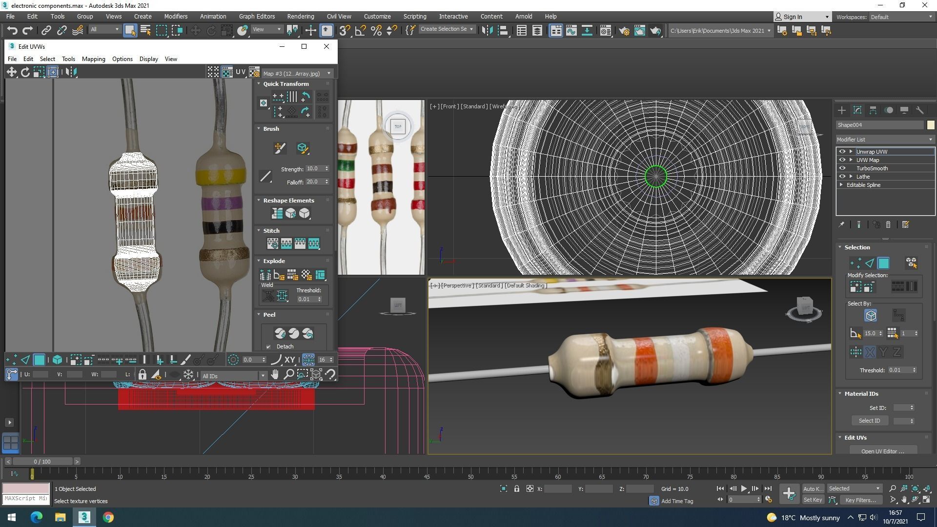 Electronic Components Set 3D model_58