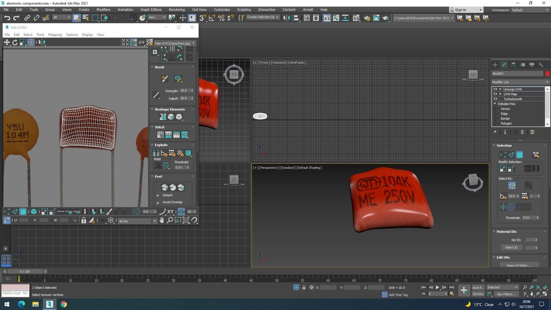 Electronic Components Set 3D model_68