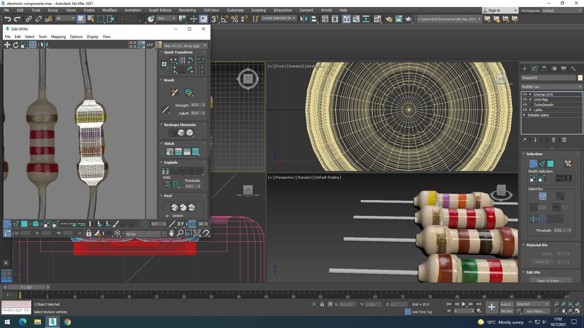Electronic Components Set 3D model_66