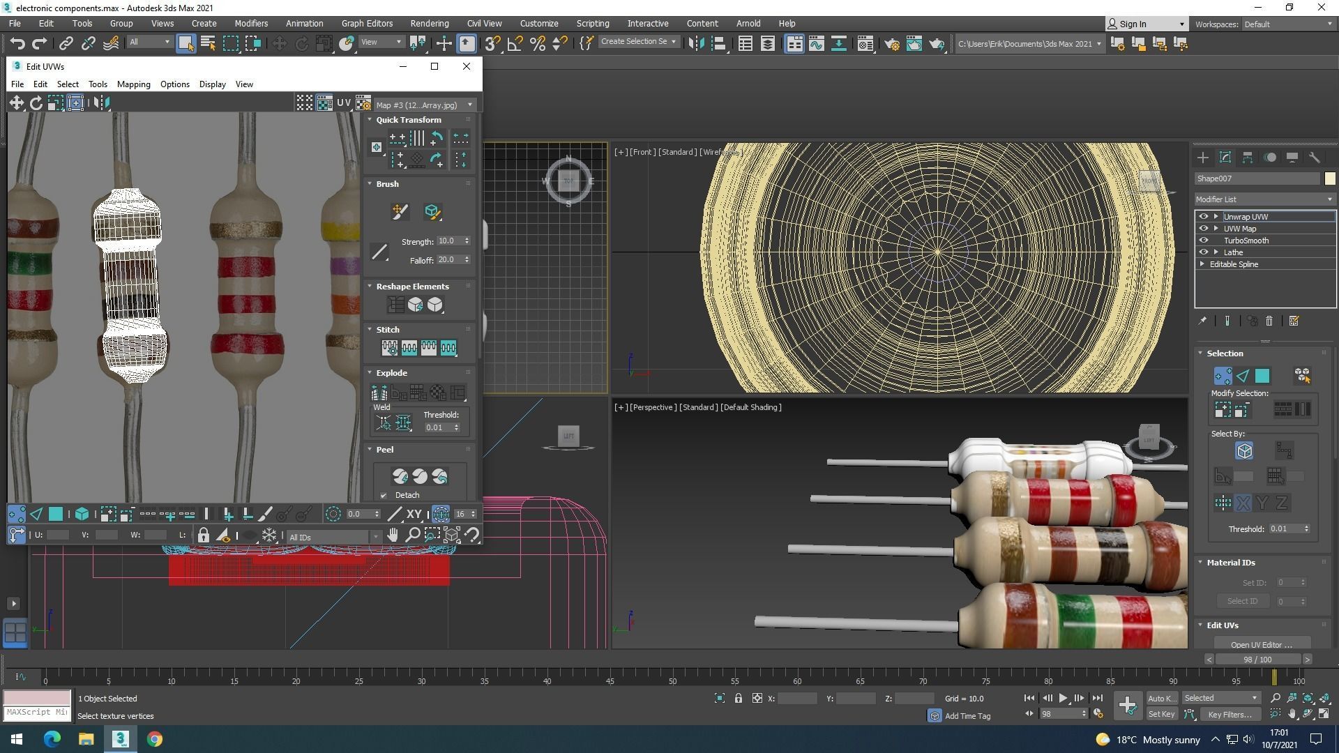 Electronic Components Set 3D model_65