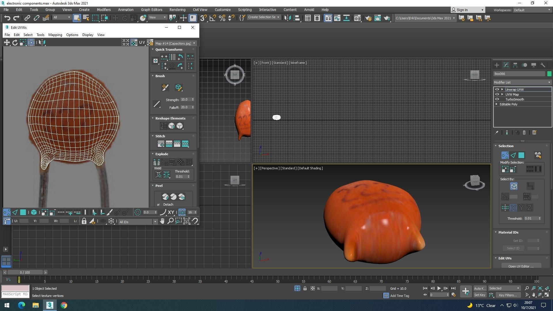 Electronic Components Set 3D model_69