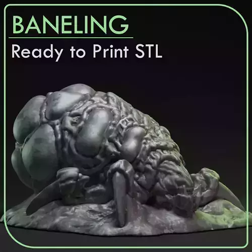 Baneling StarCraft 3D print model 3D print model