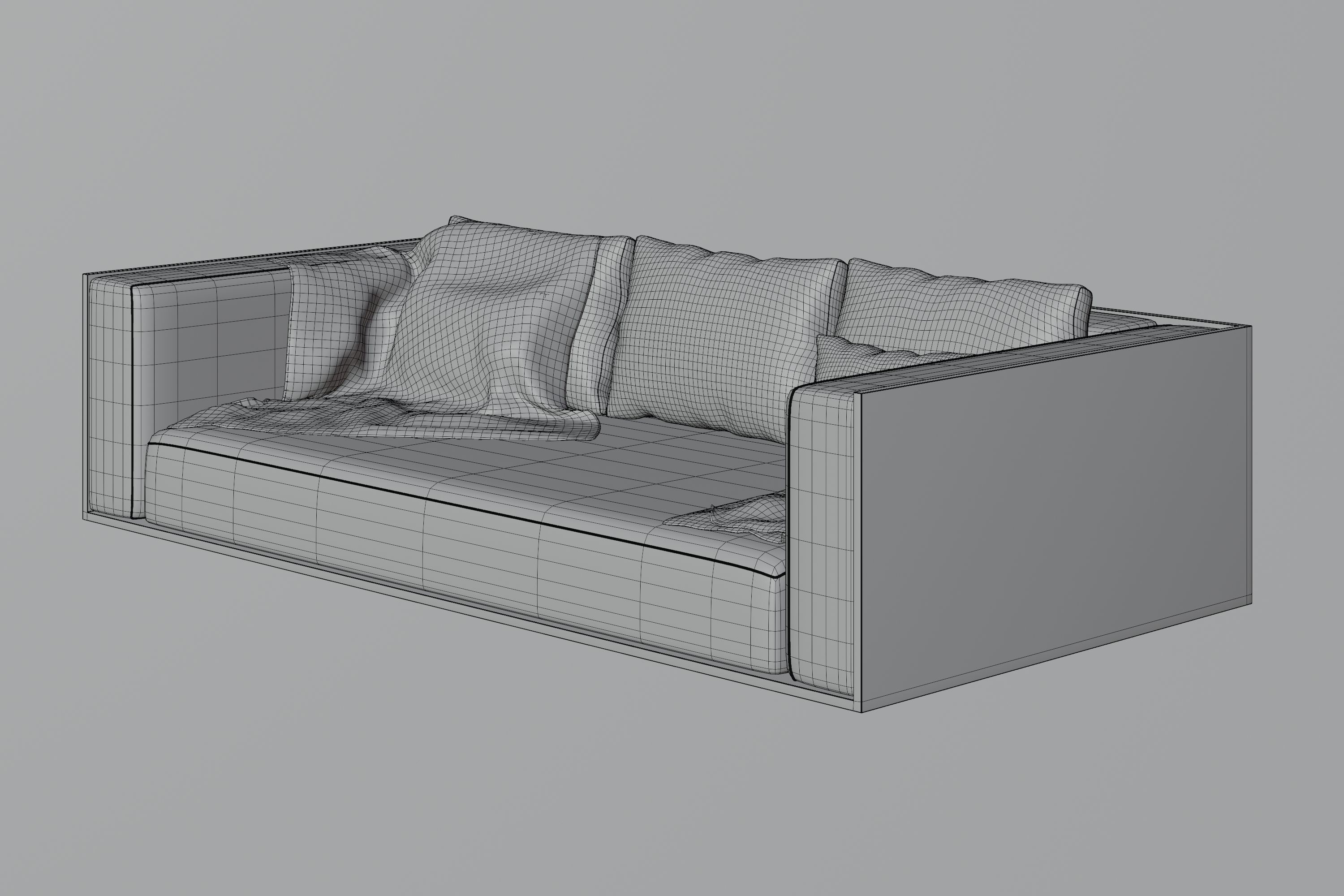 Modern Sofa 3D model_16