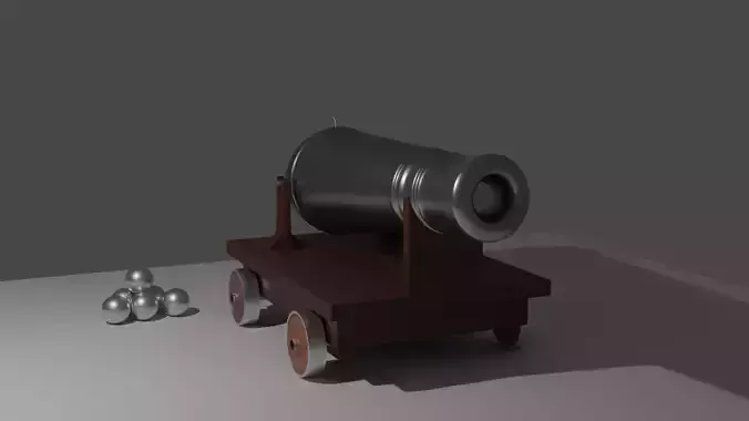 Cannon on table
