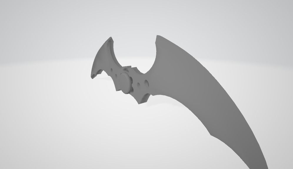 Batarang from Batman Arkham Series 3D model_3