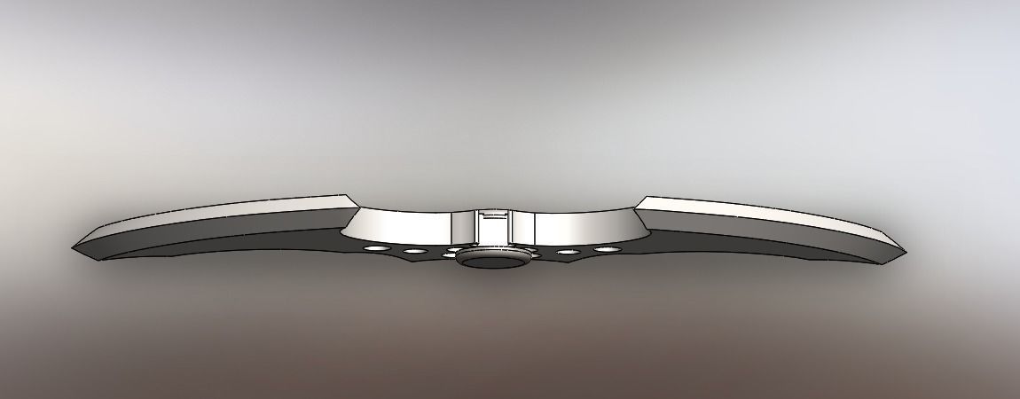 Batarang from Batman Arkham Series 3D model_8