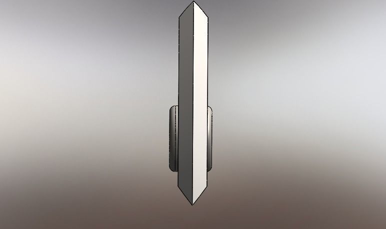 Batarang from Batman Arkham Series 3D model_5