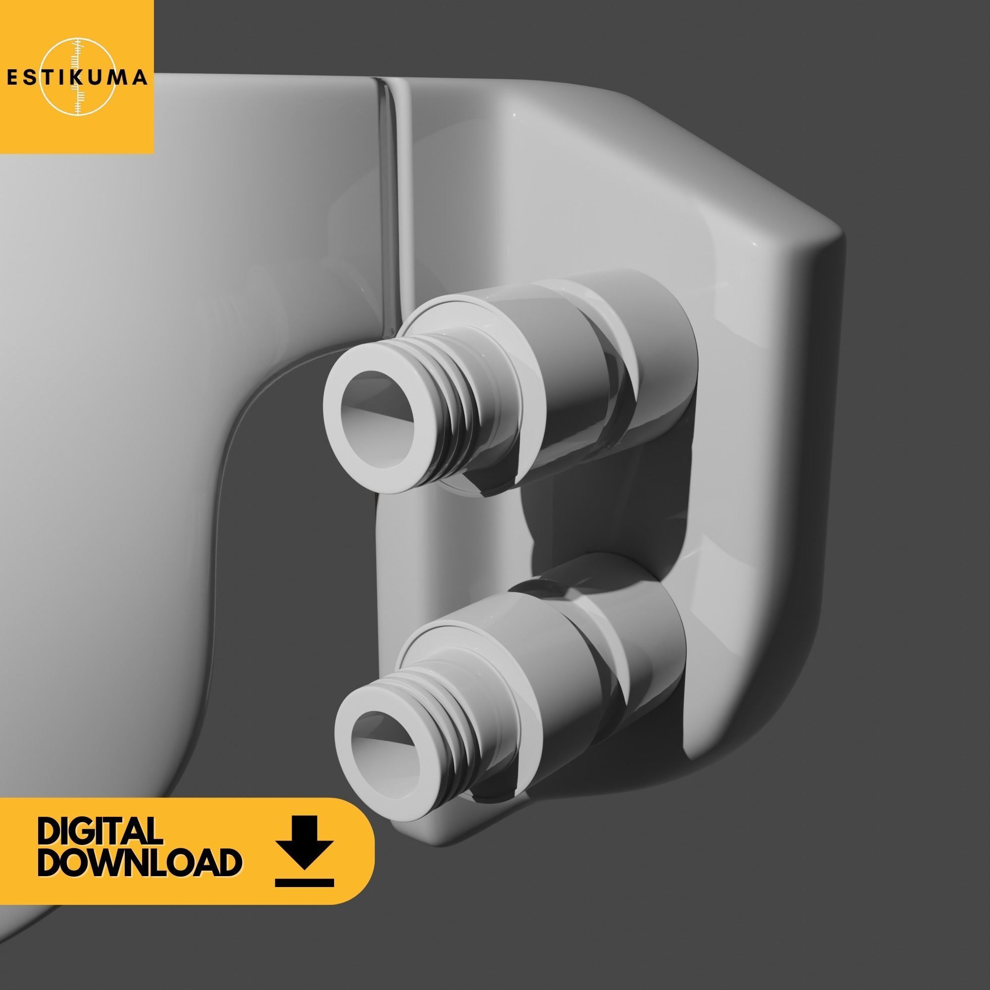 Boba Fett Knee Amour Return Of The Jedi Clean and Battle Damaged 3D print model_13