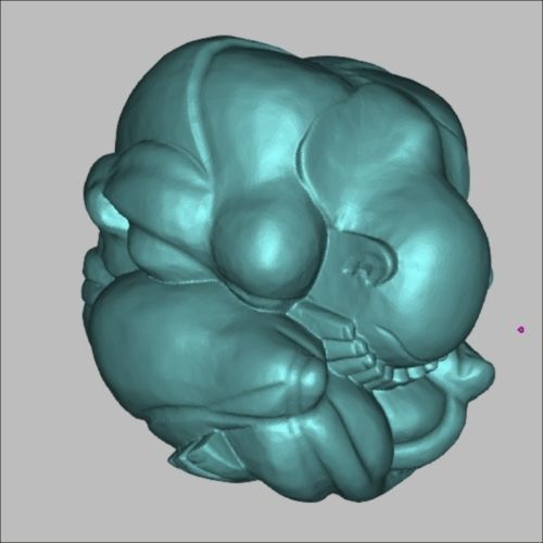 Orang Malu  Yogi man Buddha  3D model_3