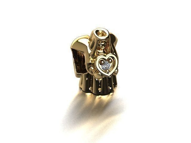 pandora jewelry angel 3D print model
