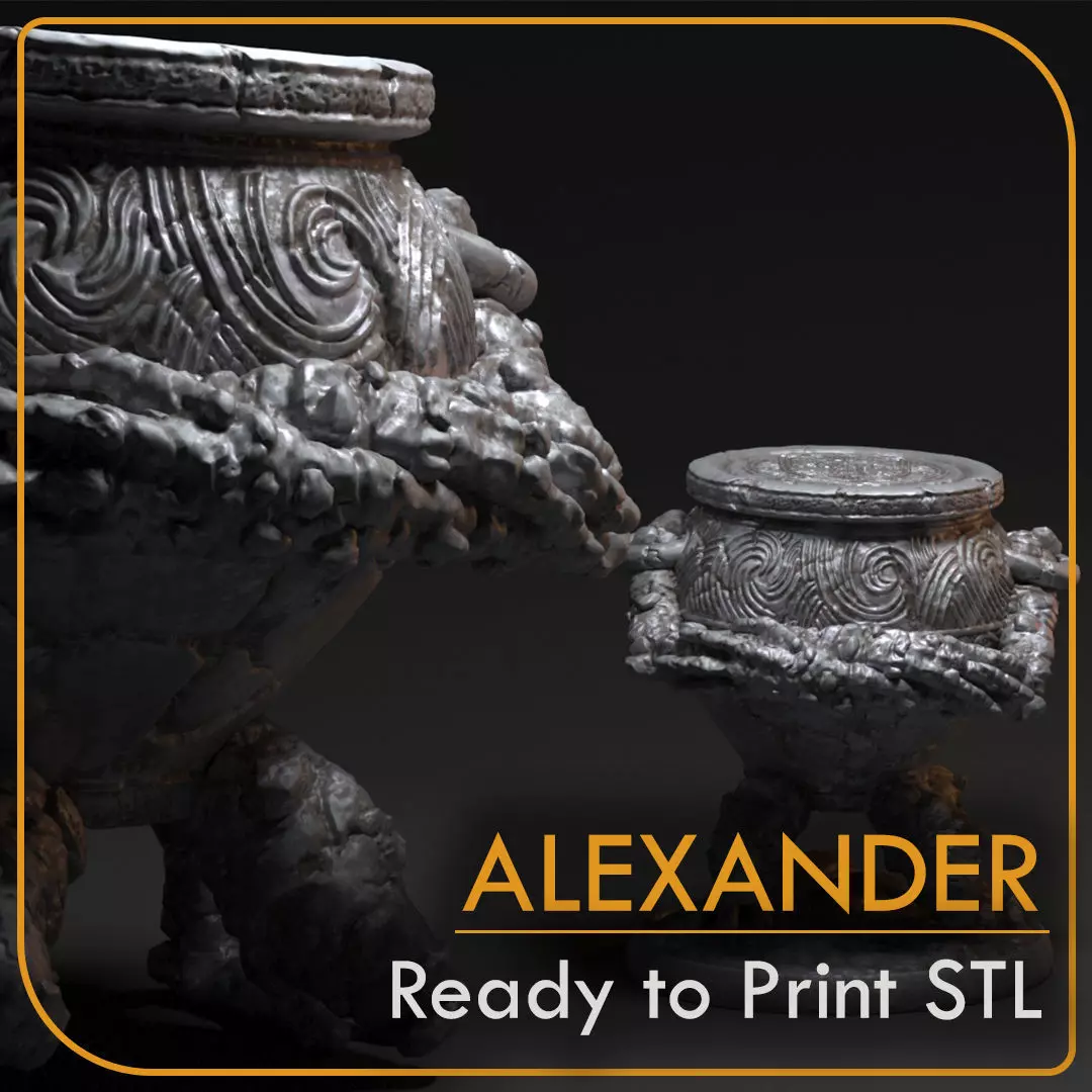 Iron Fist Alexander Elden Ring Ready to print 3D print model_0